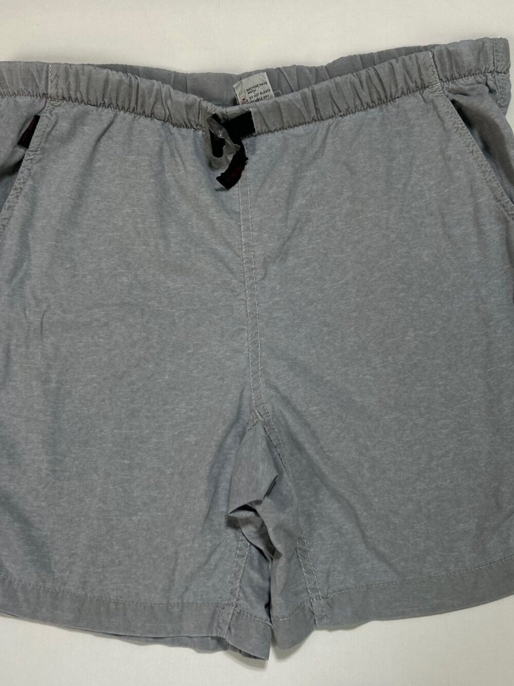 Gramicci Shorts; Grey with Black built-in elastic waistband; Size Small;